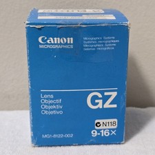 Canon Micrographics GZ Zoom Lens 9-16x MG1-8122-002 3678A002