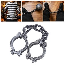 Halloween Prisoner Foot Shackles Chain for Stage Performance Party Role Play