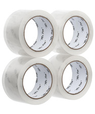 - Packing Tape, 4 Pack, 2 Inch Wide, 60 Yards, Clear