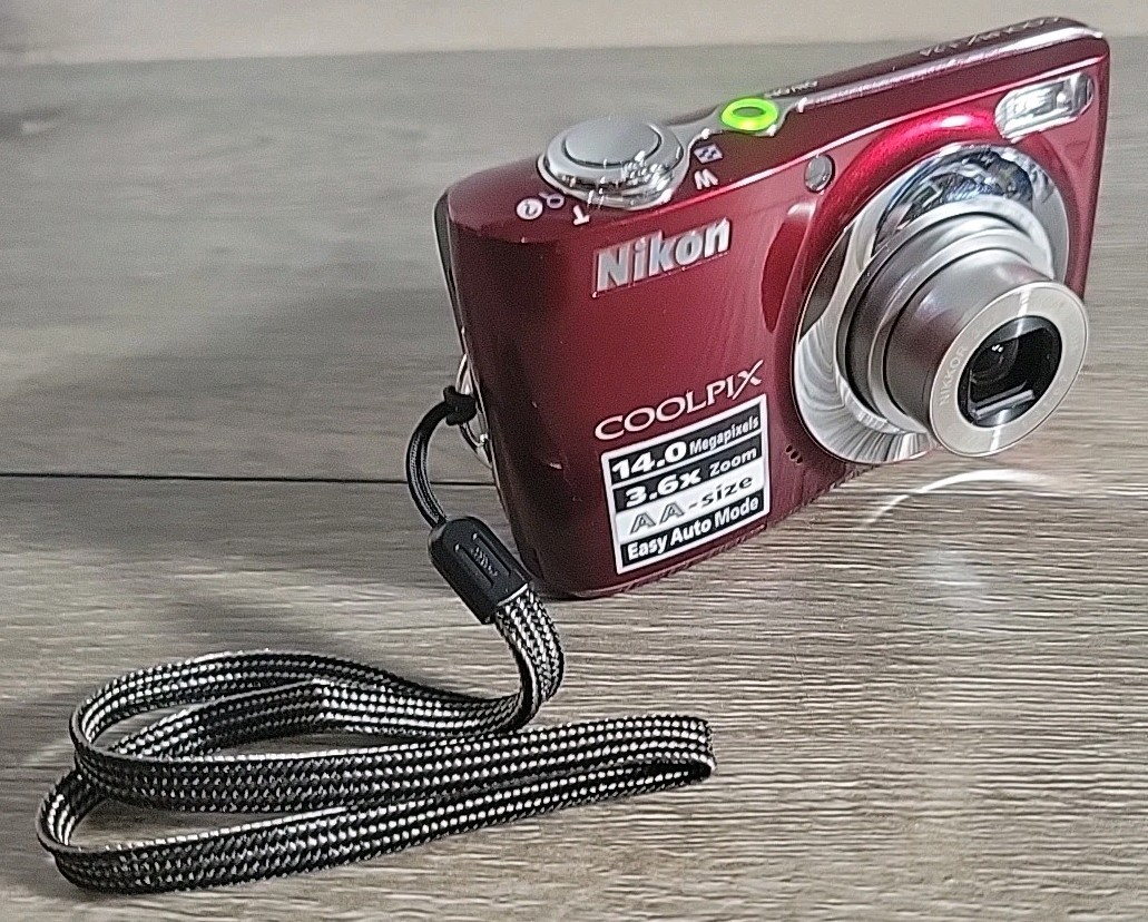Nikon COOLPIX L24 14.0MP Digital Camera - Red for sale online | eBay