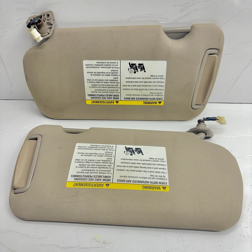 Juego de pares de parasol izquierdo derecho Nissan Altima 2007-2012 - iluminado Foto 2 de 3