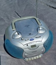 Grundig SCD 888 CD Cassette Player Radio AM FM Silver **Read Description Please*