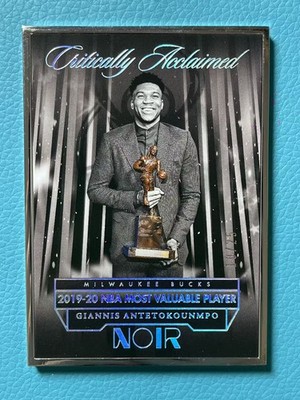 Giannis Antetokounmpo 2024-25 Panini Noir /25 Critically Acclaimed #295