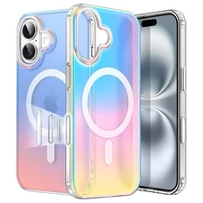JETech Iridescent Case for iPhone 16 6.1-Inch with Camera Control Capture Button