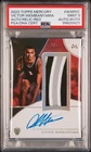 2023 TOPPS MERCURY RELICS RED VICTOR WEMBANYAMA 2/5 PSA 9 AUTO AUTHENTIC