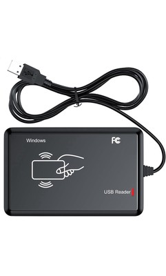 RFID Reader,125KHz /13.56Mhz Dual Frequency RFID Scanner Read 1326 Family Prox..