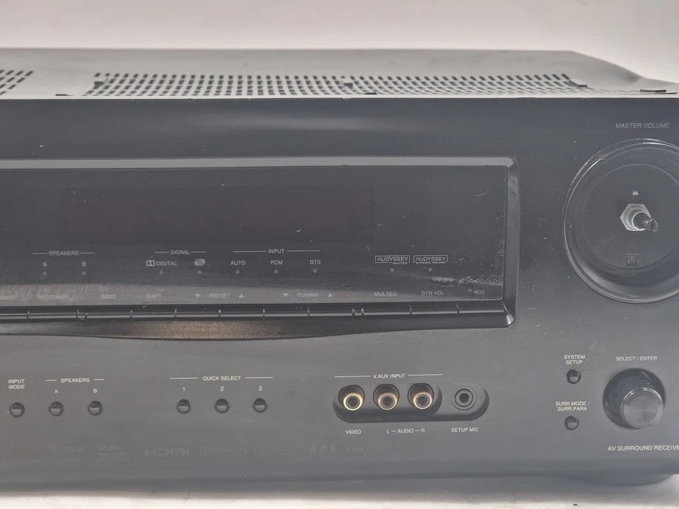 Denon AVR-1509 AV Surround Receiver - Working, No Cables, Scratches - Image 3 of 4