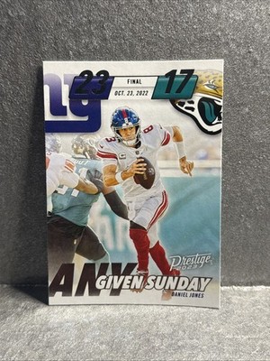 2023 Panini Prestige - Any Given Sunday Daniel Jones #AGS-7