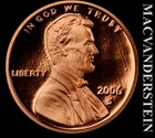 2006-S Lincoln Memorial Cent Proof — photo from another recent sale