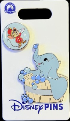 2025 Disney Parks Dumbo & Timothy Mouse Bubble OE 2 Pin Set
