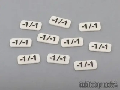 -1/-1 Counter - Vanilla White (10) | Tabletop-Art | EAN 704270727062