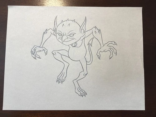10 BEN 10 ORIGINAL PENCIL ARTWORK CREATED FOR CARTOON NETWORK'S STYLE GUIDES - Picture 7 of 11