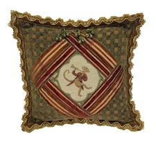 SWEET DREAMS Neiman Marcus Throw Pillow Bell Tassel Monkey Band Maximalist Decor