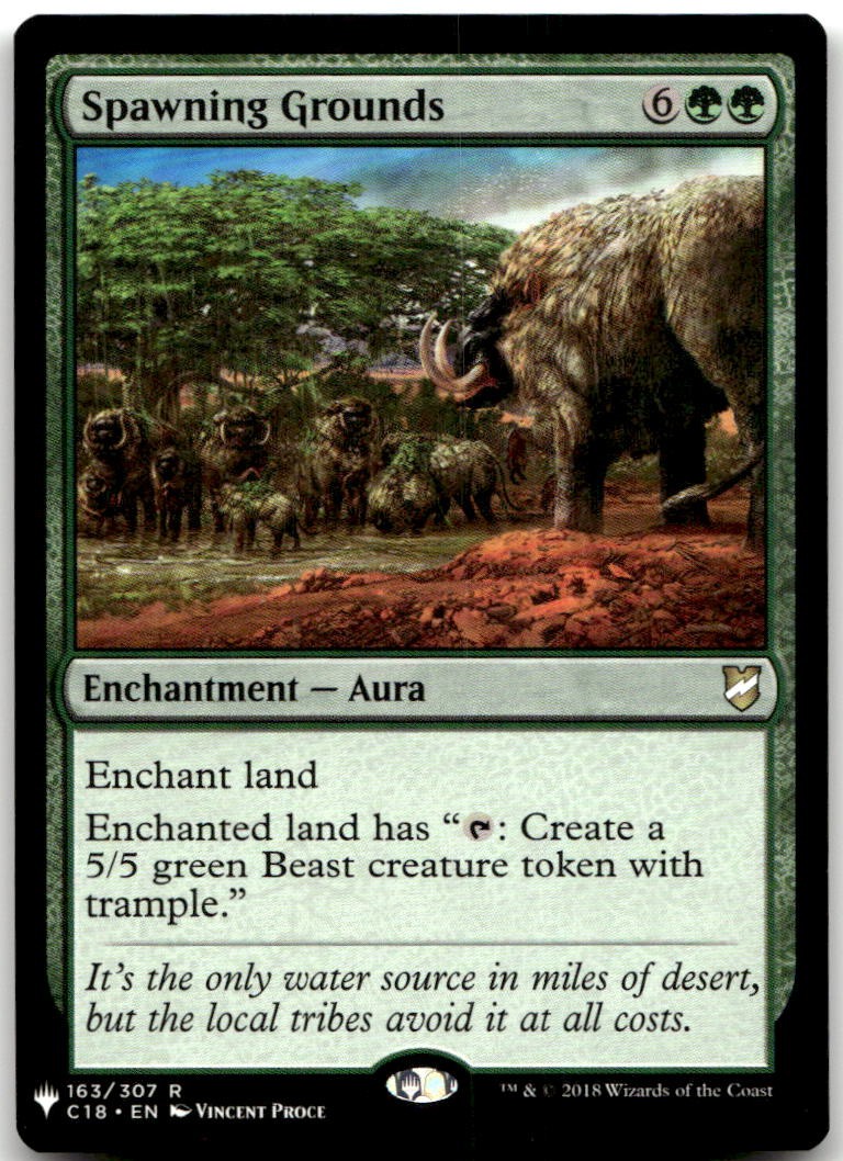 Spawning Grounds 163 Rare Commander 2018 Magic: The Gathering Lightly Played