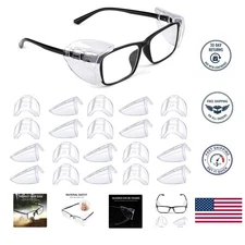 Versatile Safety Glasses Side Shields - Clear Protection for Outdoor Activities