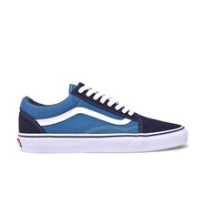 UNISEX VANS OLD SKOOL CANVAS NAVY SNEAKERS VN000D3HNVY-SIZE 5