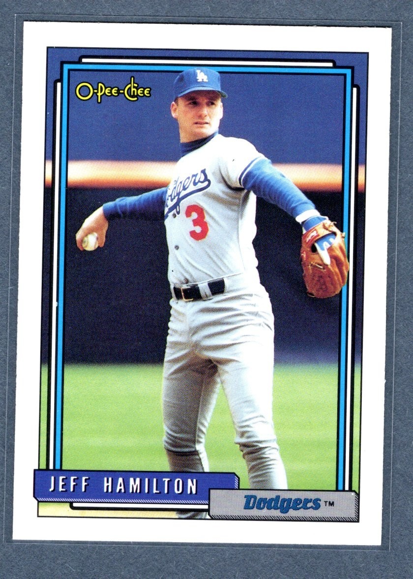 1992 O-Pee-Chee #151 Jeff Hamilton Los Angeles Dodgers
