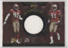 1999 Playoff Absolute SSD Team Threads Quads Steve Young Garrison Hearst 08uk