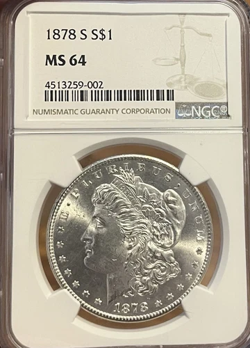 1878-S NGC MS64 Morgan Silver Dollar