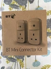 BT Mini Connector Kit 1GB Powerline Adapters V2 - Passthrough Pair - 087372 - 