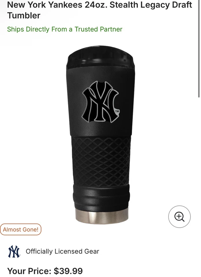 Vaso Oficial New York Yankees 24oz Foto 2 de 4