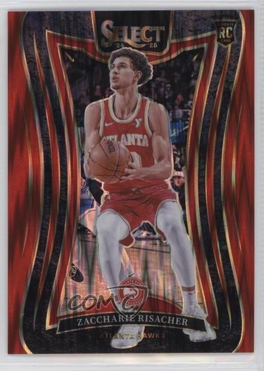2024 Panini Select Mezzanine Red Flash Prizm /299 Zaccharie Risacher #379 04qn