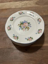 Vintage Tabletops Unlimited Victorian Rose Salad Plates Set of 8 - 8”