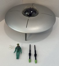 Mars Attacks Martian Flying Saucer w/ Sound and Lights WORKS 1996 UFO
