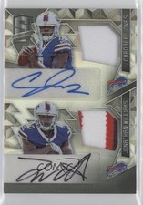 2016 Spectra Rookie 24/25 Cardale Jones Jonathan Williams Dual Patch Auto 7eo