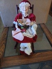 Vintage "Rockin' Granny Claus" The Heritage Signature Collection Porcelain