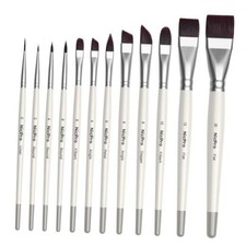 12pcs Face Paint Brushes Set, Soft Face Painting Brushes  Professional White