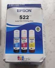 EPSON 522 EcoTank Ink Ultra-high Capacity Bottle Color Combo Pack T522520-S 