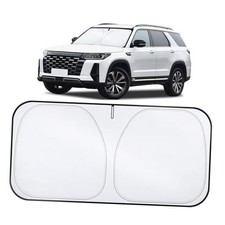 Car Windshield Sun Shade  300T Polyester, Double-Layer Design, 57.08" x 31.5"