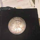 2000 Walking Liberty American Eagle 1oz fine silver-one dollar toned