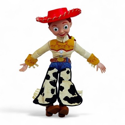 Vintage Toy Story Jessie Zugschnur sprechende Figur komplett mit Hut Thinkway