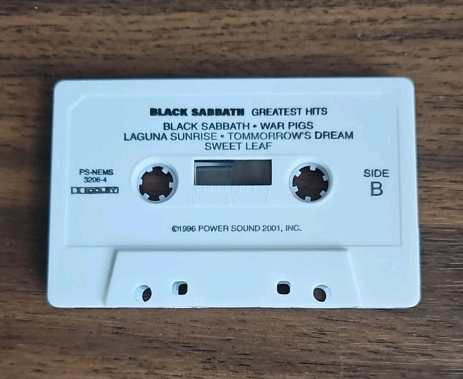 Black Sabbath GREATEST HITS Digitally Remastered Cassette Tape - OZZY OSBOURNE - Image 4 of 4
