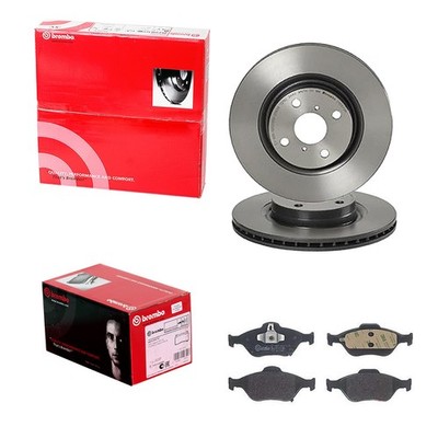 brembo BREMSSCHEIBEN 280mm + BELÄGE VORNE passend für TOYOTA YARIS P13