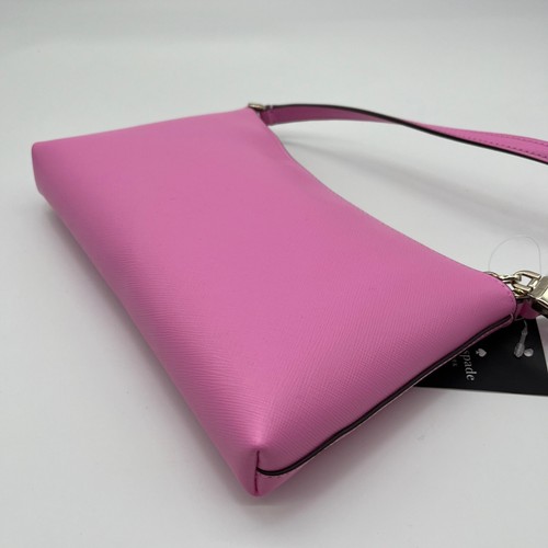 Bandoulière Sadie en cuir Saffiano rose surf Kate Spade - Photo 9/11
