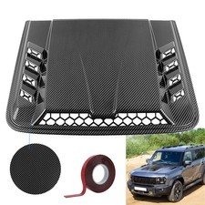 Carbon Front Flow Air Intake Hood Scoop Vent Cover Truck For Dodge Ram Ford Gmc