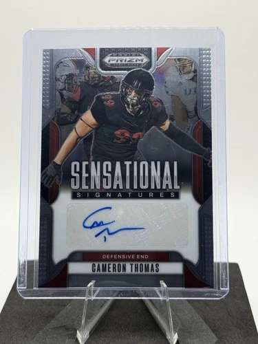 2025 Panini Prizm Draft Picks Sensational Signatures Cameron Thomas #SS-CMT Auto