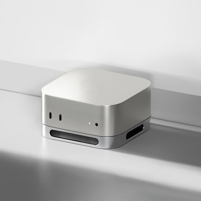 Dustproof Cooling Stand for Mac-Mini-M4: Enhanced Ventilation & Protection!