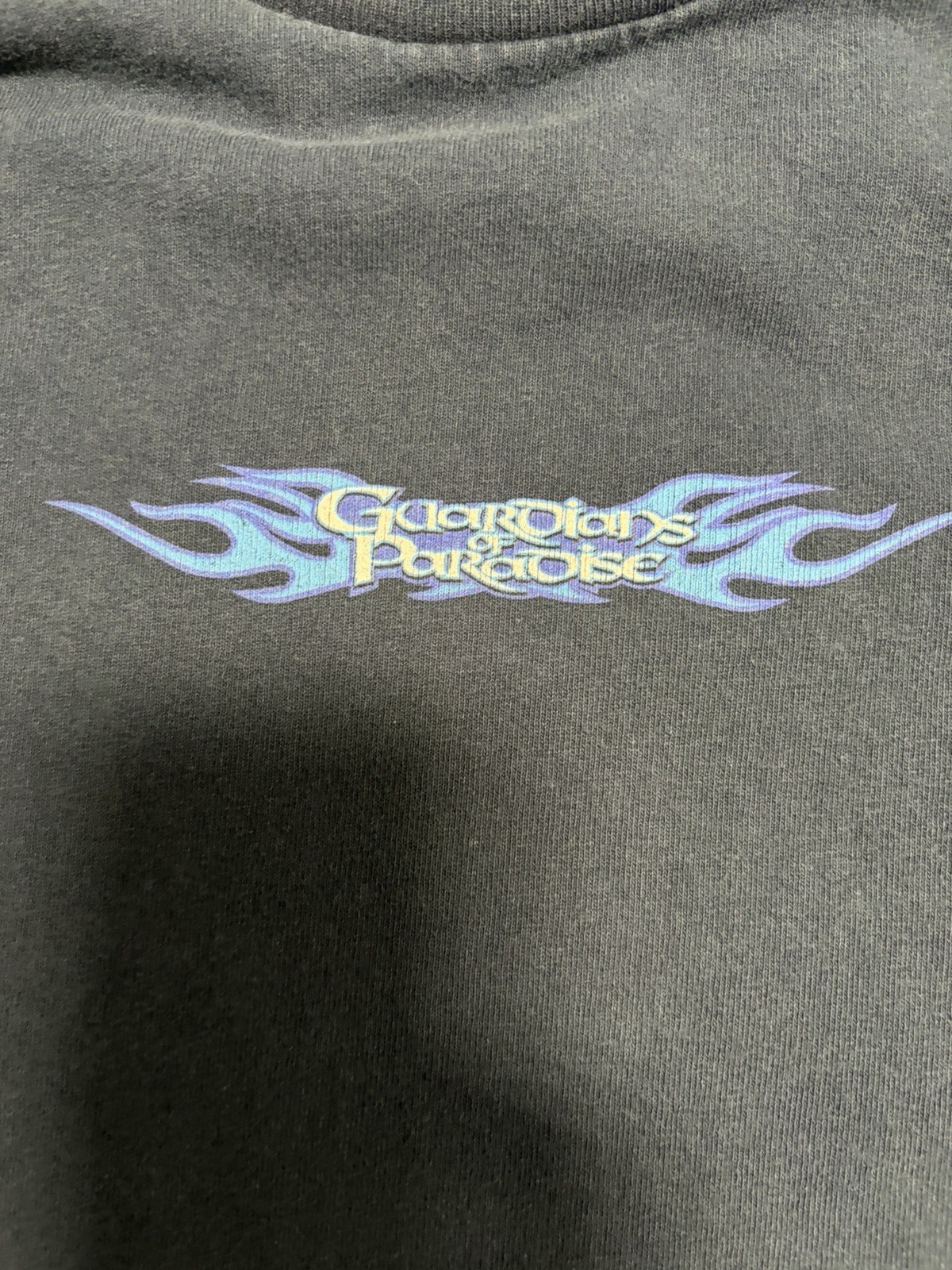 Vintage Guardians of Paradise T-shirt Flame Dragon Skull ODM Tag Size XL