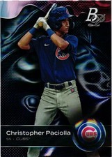 2023 Bowman Platinum #TOP-83 Christopher Paciolla Top Prospects