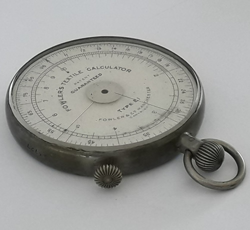 Fowler & Co. Manchester Patent Textile Mechanical Calculator Type E1. c1910. [2]