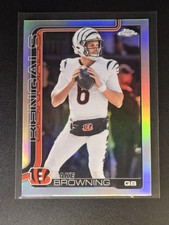 2025 Topps Chrome Jake Browning Refractor Cincinnati Bengals #63
