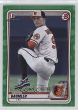 2020 Bowman Draft Green Border 41/99 Carter Baumler #BD-117 2r7