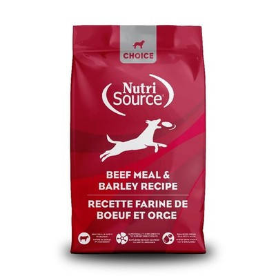 NutriSource Choice Beef & Barley Dog Food, Good4Life 5 Pound (Pack of 1)