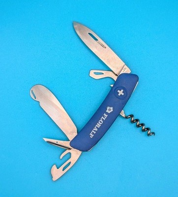 Swiza A20-44 Swiss Pocket Knife Stainless Steel Blades OD Blue Synthetic Handle