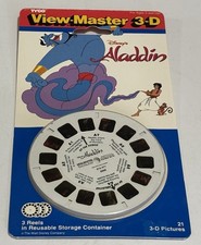 Vintage 1993 Tyco View-Master 3-D 3 Reels Disney ALADDIN, NIP