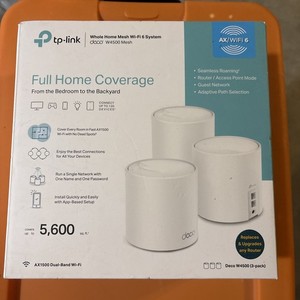TP-Link W4500 Whole Home Mesh Wi-Fi 6 System White